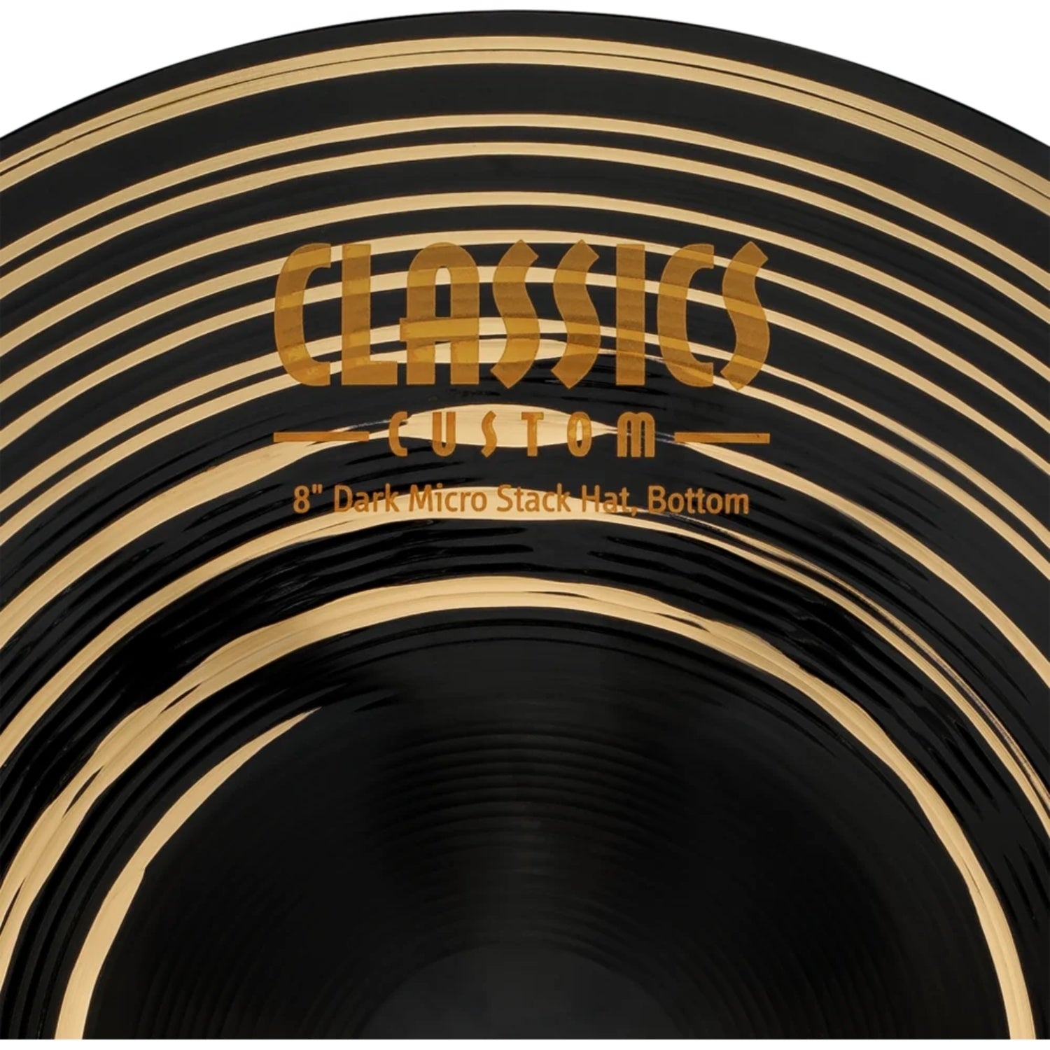 Meinl CC8DAH 8-inch Classic Custom Dark Micro Stack Hi-Hat Cymbal