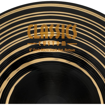 Meinl CC8DAH 8-inch Classic Custom Dark Micro Stack Hi-Hat Cymbal