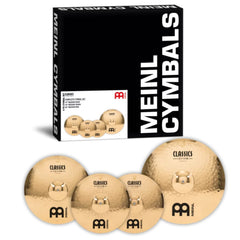 Meinl CC-CS1 Classics Custom Brilliant 14"HiHat 18"Crash 20" Ride Cymbals Set