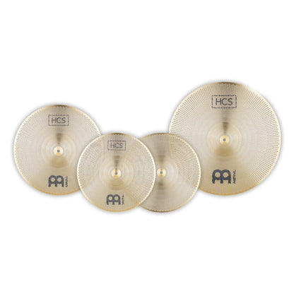 Meinl P-HCS141620 HCS Silent Practice 4 Pc 14" HH 16" Crash 20" Ride Cymbals Set