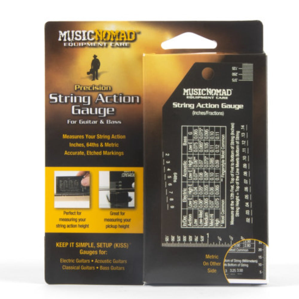 Music Nomad MN614 Truss Rod Gauge & String Action Combo Bundle