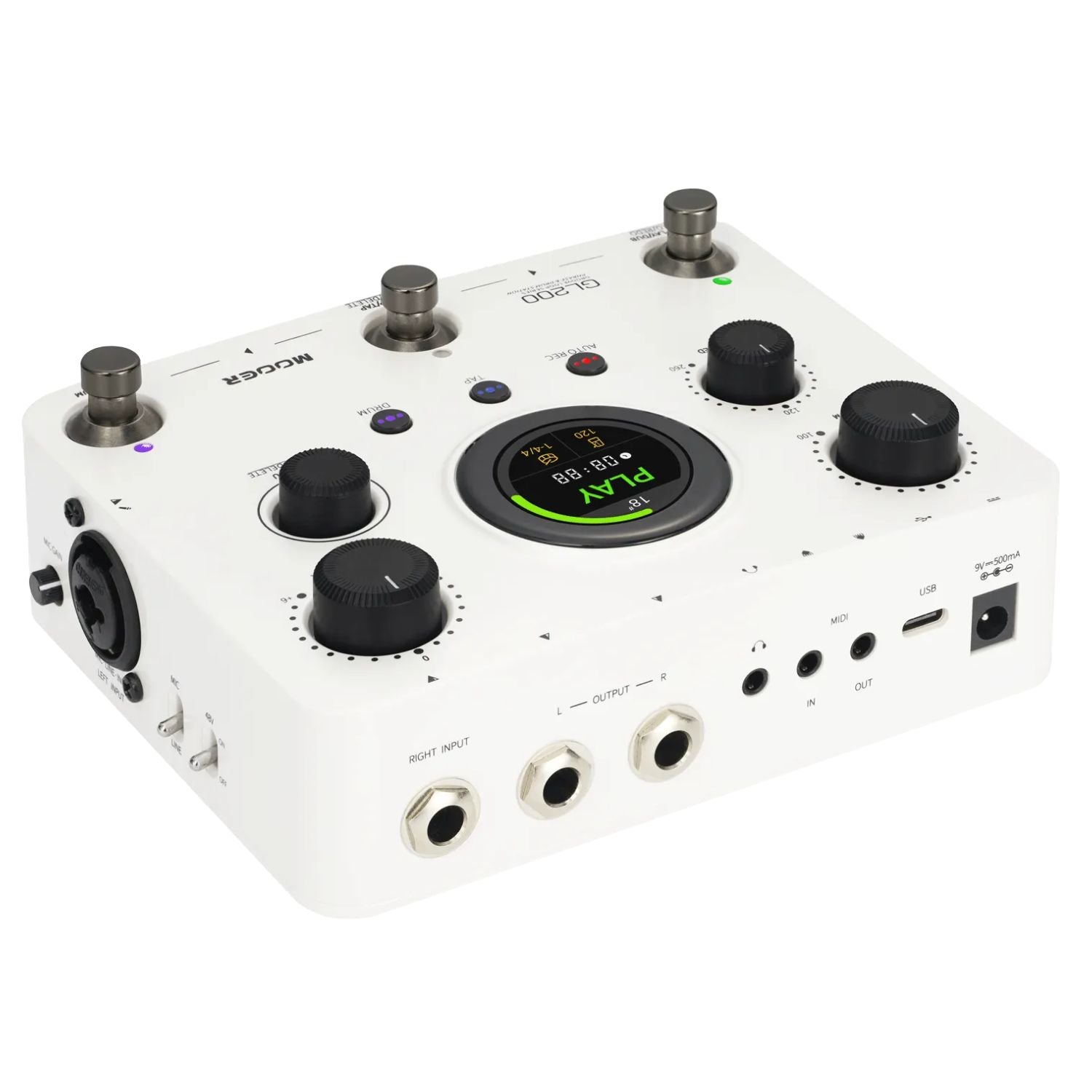 Mooer GL200 Groove Loop Pedal Drum Machine