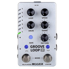 Mooer Groove Loop X2 Stereo Looper & Drum Machine Pedal