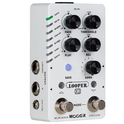Mooer Looper X2 Stereo Effect Pedal