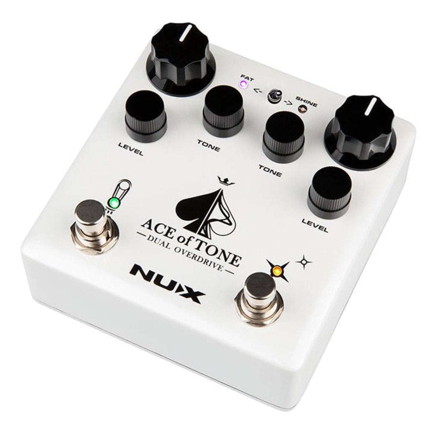 nux effect pedals nux ndo 5 ace of tone dual overdrive pedal