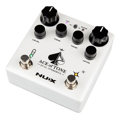 nux effect pedals nux ndo 5 ace of tone dual overdrive pedal