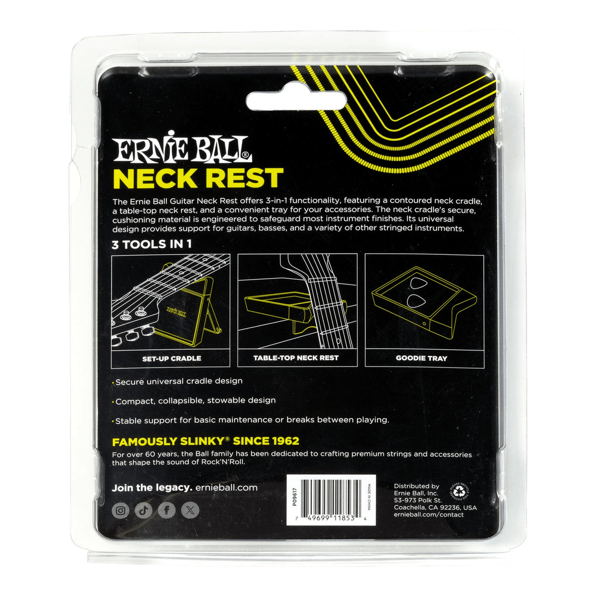 Ernie Ball 9617 Guitar Neck Rest