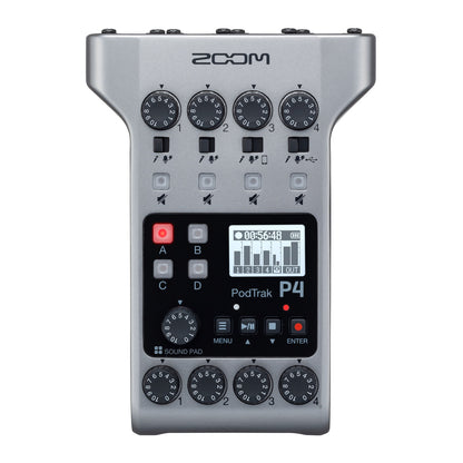 Zoom PodTrak P4 USB Podcast Recorder