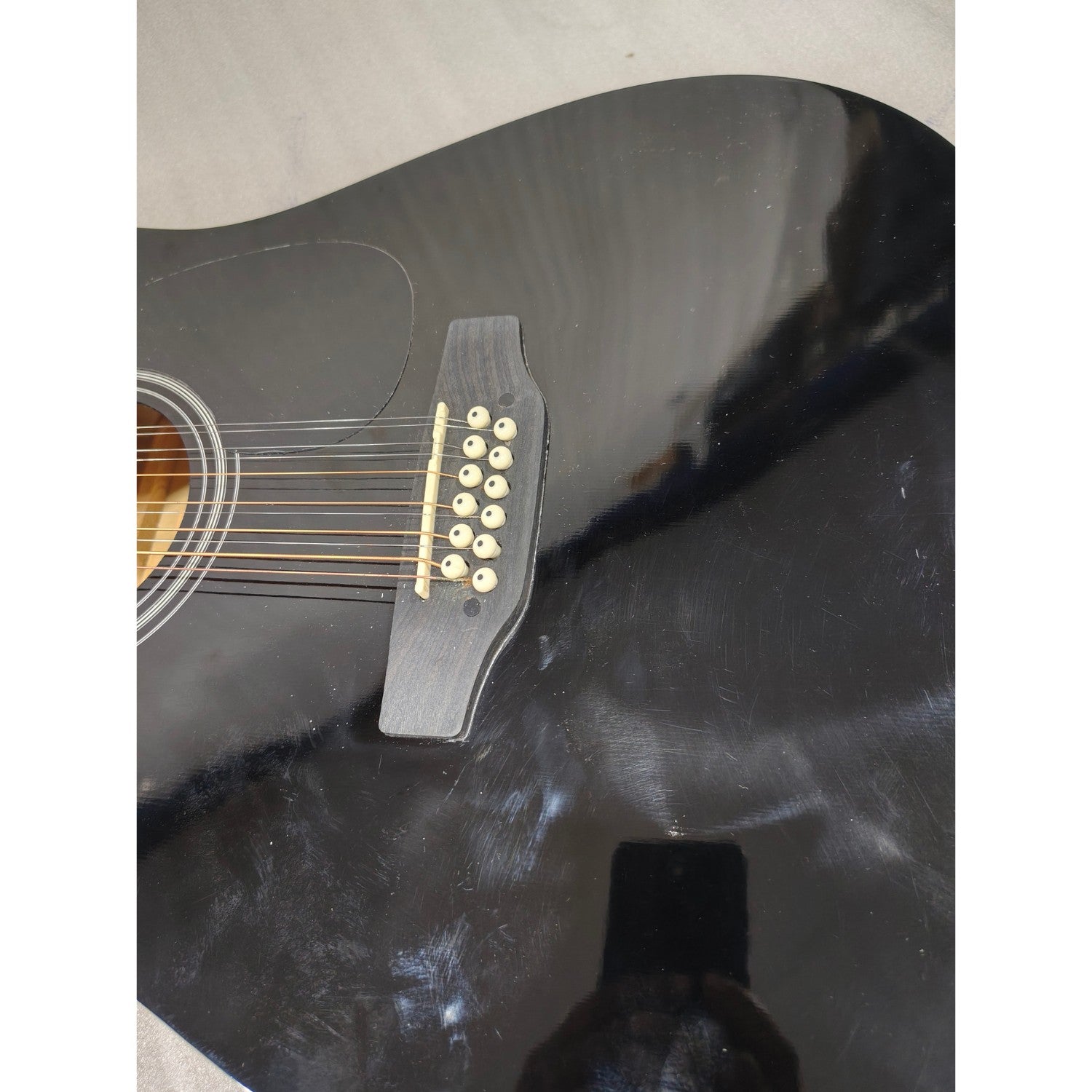 Pluto HW41-12-201 12-String Jumbo Acoustic Guitar - Open Box B Stock