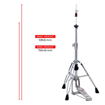 Pearl H-930QR Double Braced Hi Hat Stand with Rapid Lock Clutch