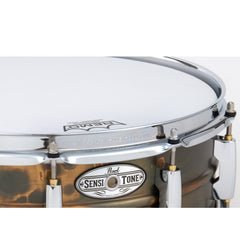 Pearl STA1465FBN 14" x 6.5" Sensitone Brass Snare Drum