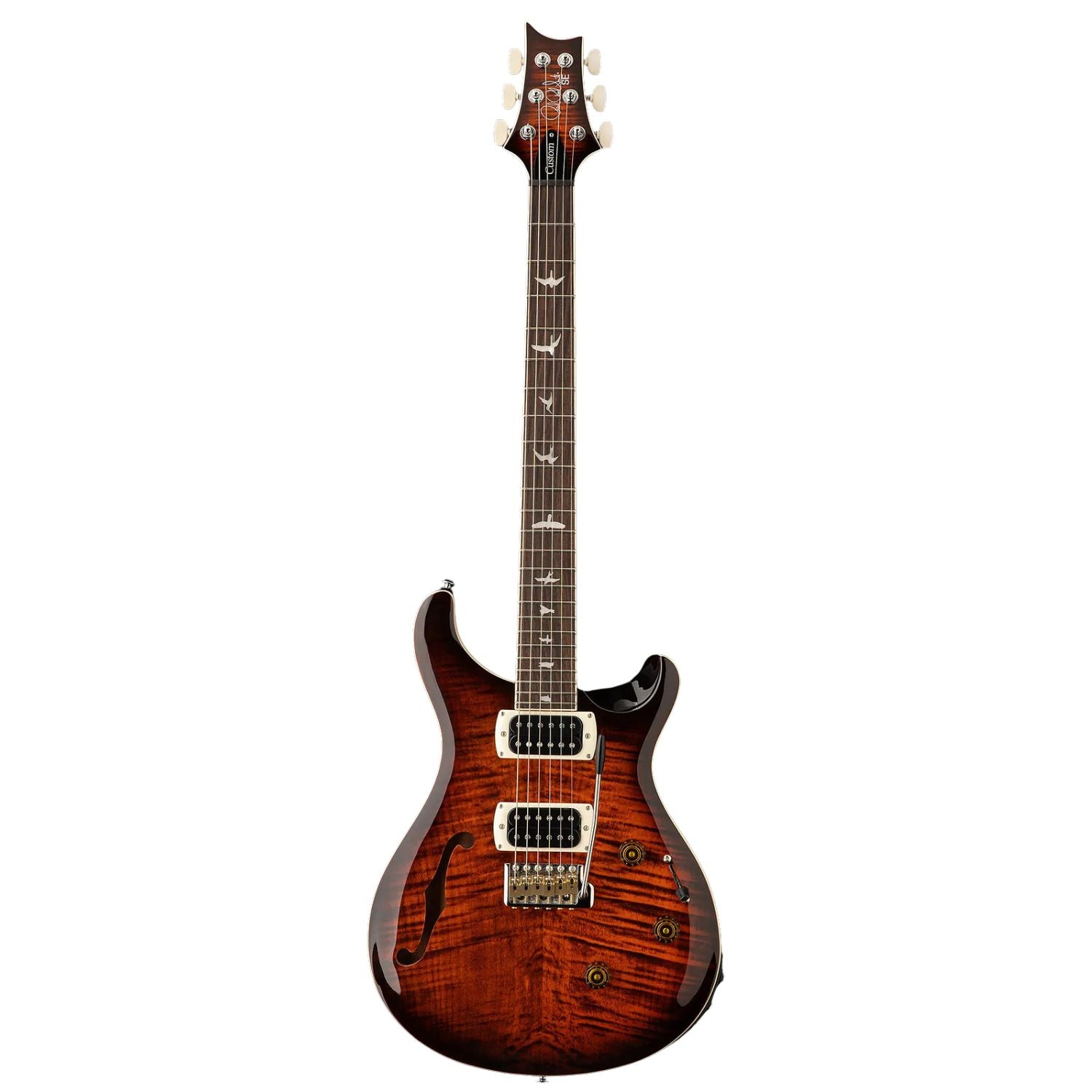 PRS SE Custom 24 Semi-Hollow Piezo 6 String Electric Guitar