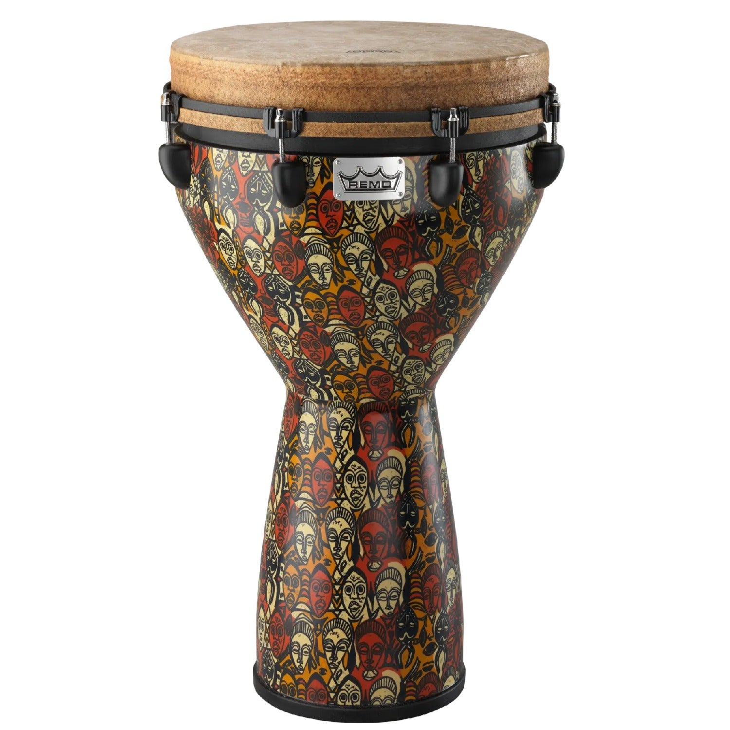 Remo Dj-0014-LM 14" Mondo Multi-Mask Djembe