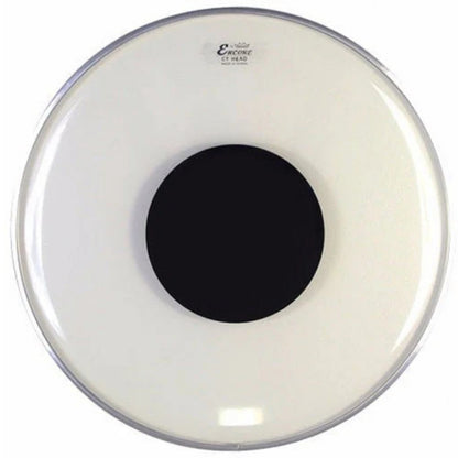 Remo CS Clear Transparent Black Center Batter Drumhead