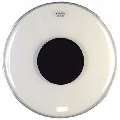 Remo CS Clear Transparent Black Center Batter Drumhead