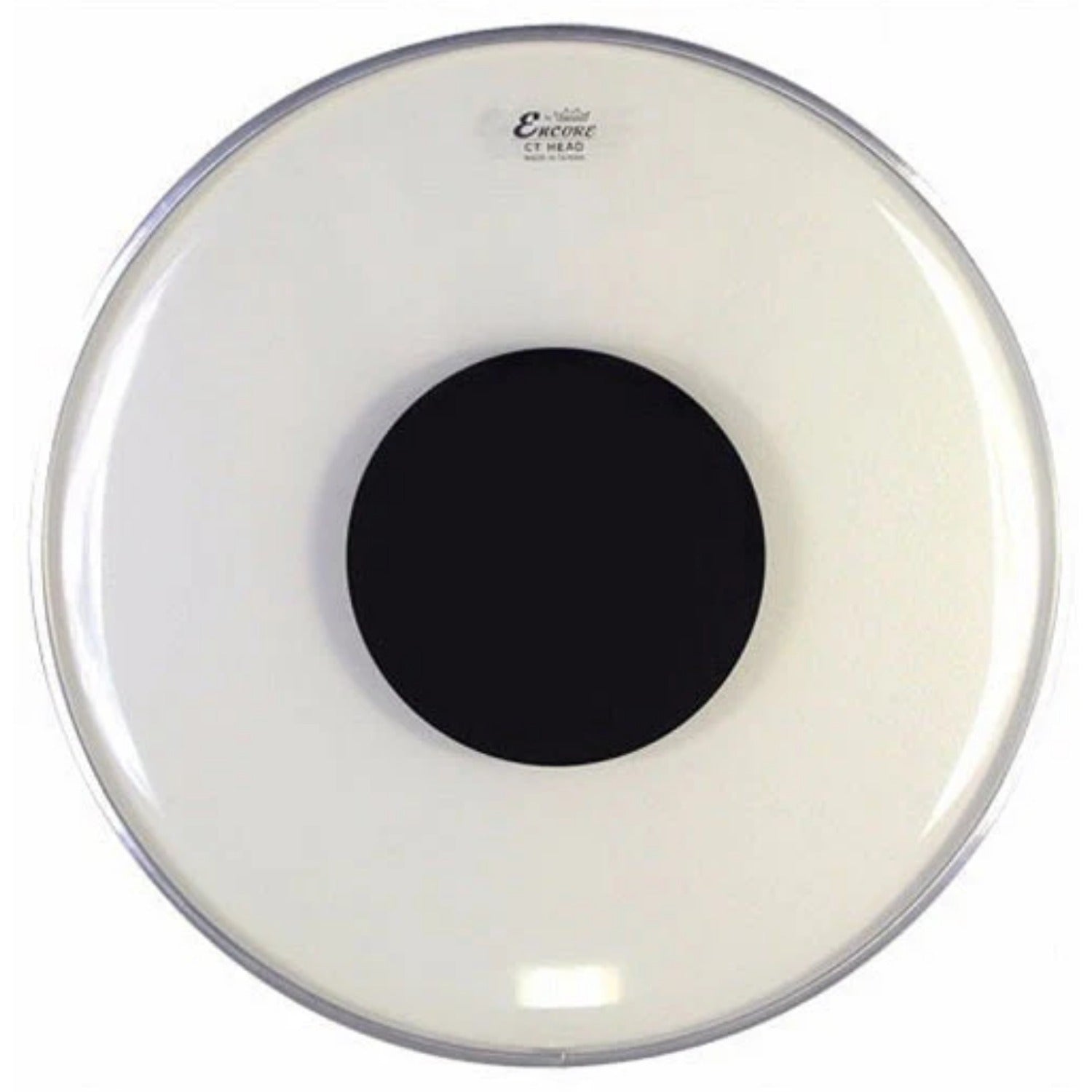 Remo CS Clear Transparent Black Center Batter Drumhead