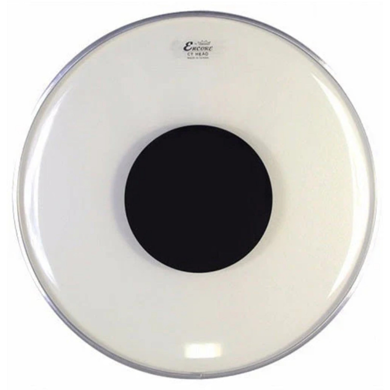 Remo CS Clear Transparent Black Center Batter Drumhead