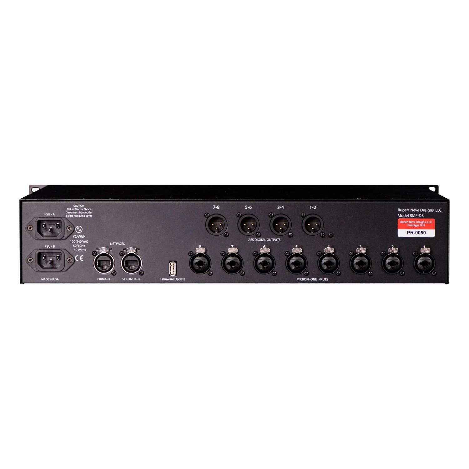 Rupert Neve Designs RMP-D8 Dante 8-Channel Microphone Preamp