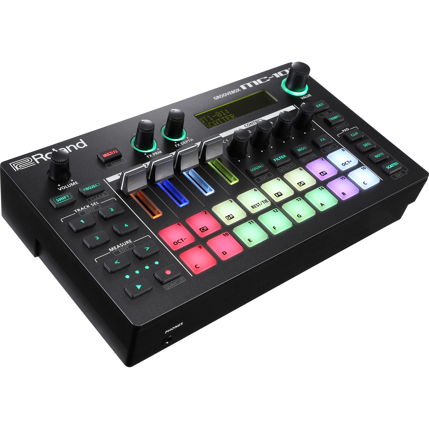 Roland MC 101 Portable Groovebox for Beatmakers and Mobile Producers
