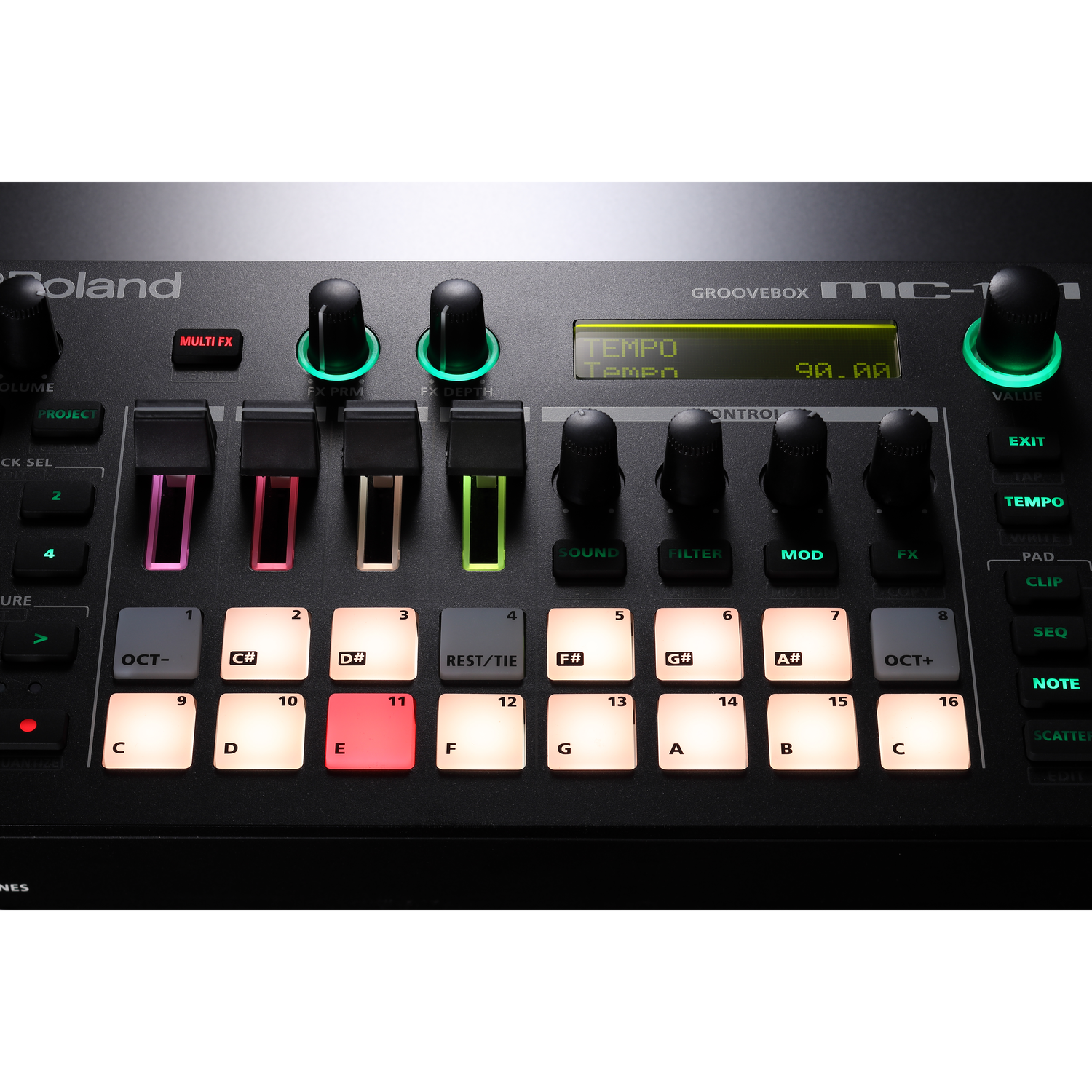 Roland MC 101 Portable Groovebox for Beatmakers and Mobile Producers