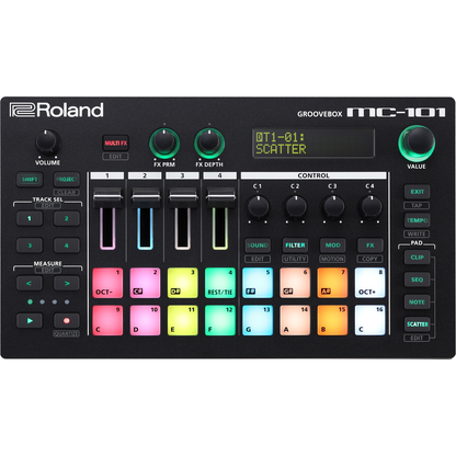 Roland MC 101 Portable Groovebox for Beatmakers and Mobile Producers