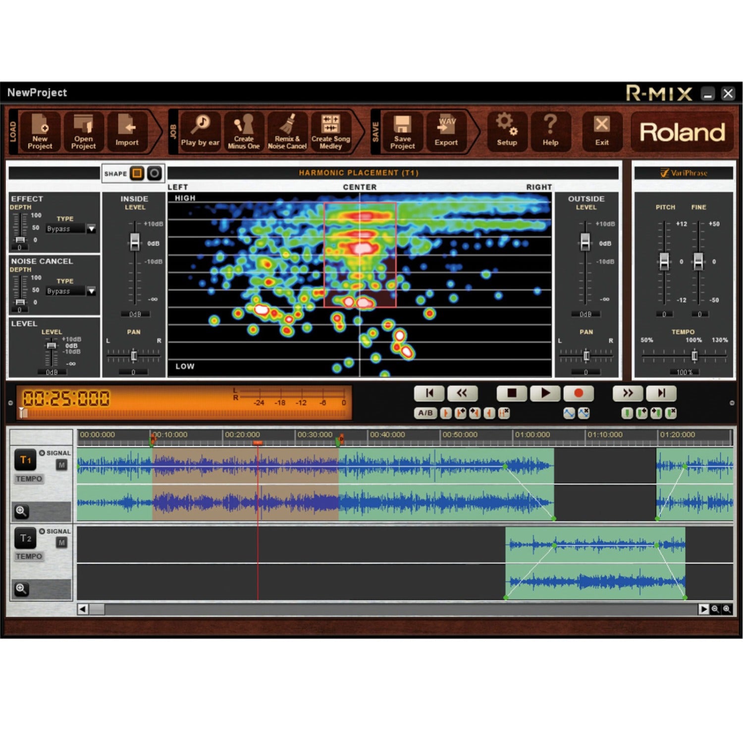 Roland R-MIX Audio Processing Software