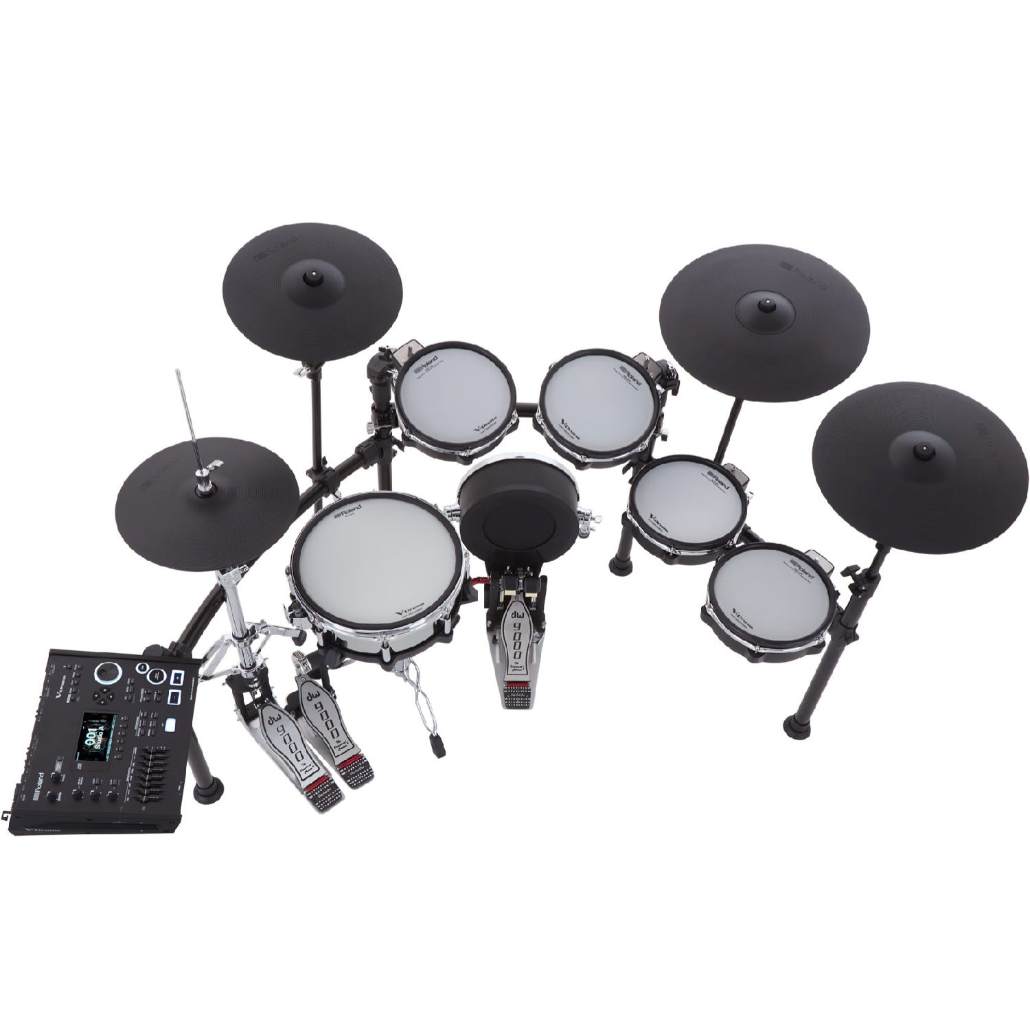 Roland TD-713 V-Drum 7 Series Electronic Drum Kit with Stand and Drum Pad