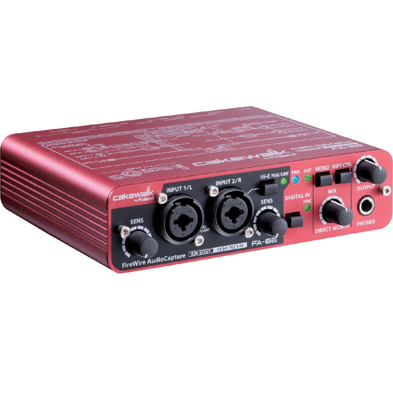 Roland Edirol FA66 24Bit/192kHz FireWire Audio Interface