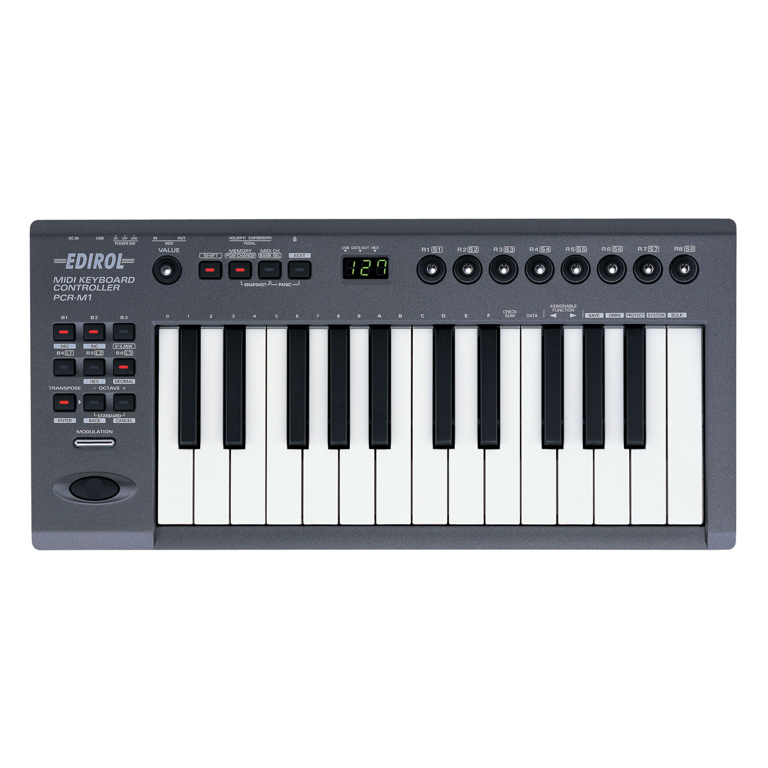 Roland PCRM1 25 ultra-thin keys, MIDI Keyboard Controller