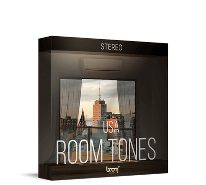 Boom Room Tones USA Stereo Sound Effects Library