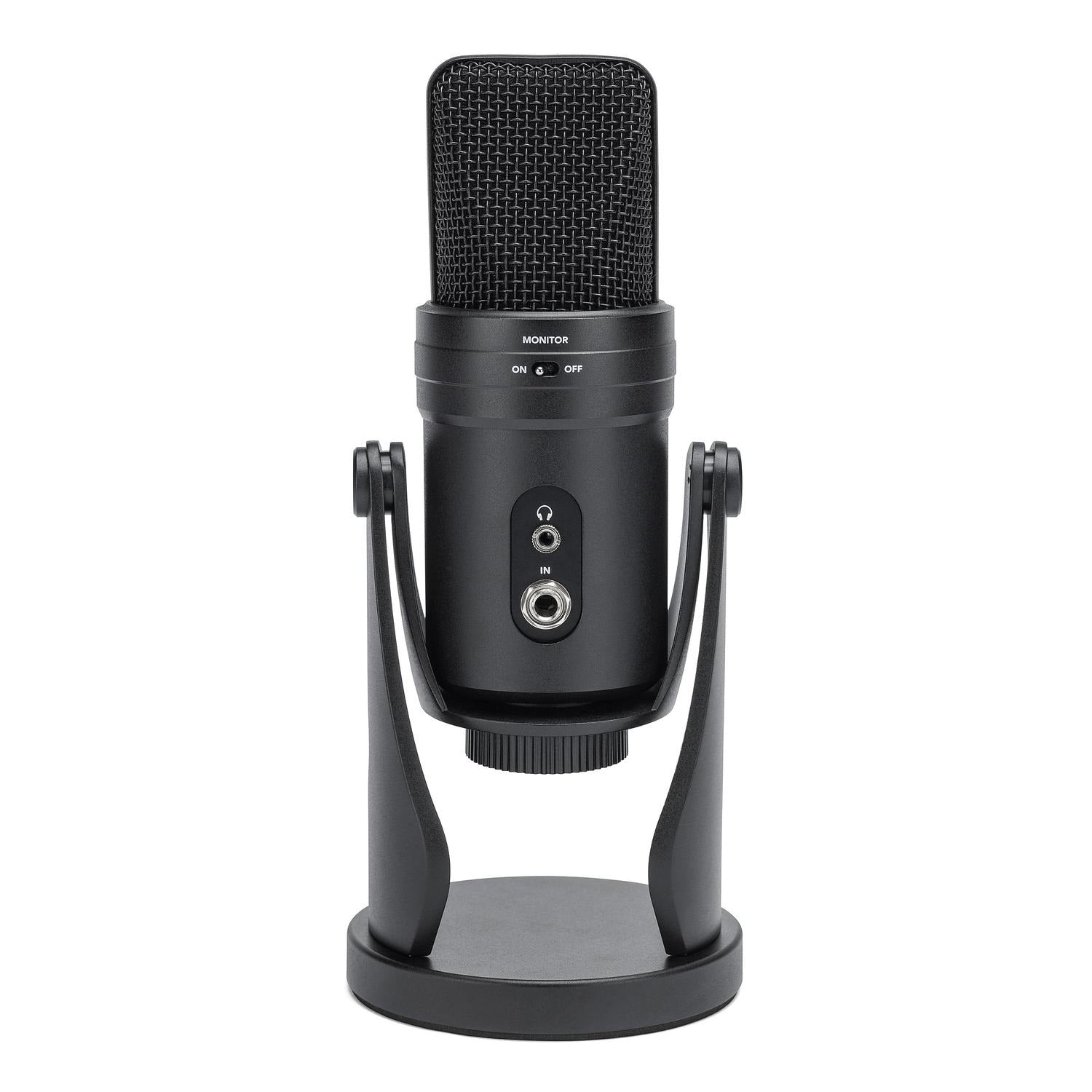 Samson G-Track Pro Professional USB Condenser Microphone with Audio Interface- Black
