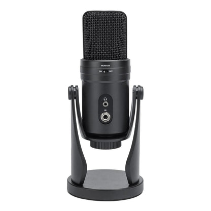 Samson G-Track Pro Professional USB Condenser Microphone with Audio Interface- Black