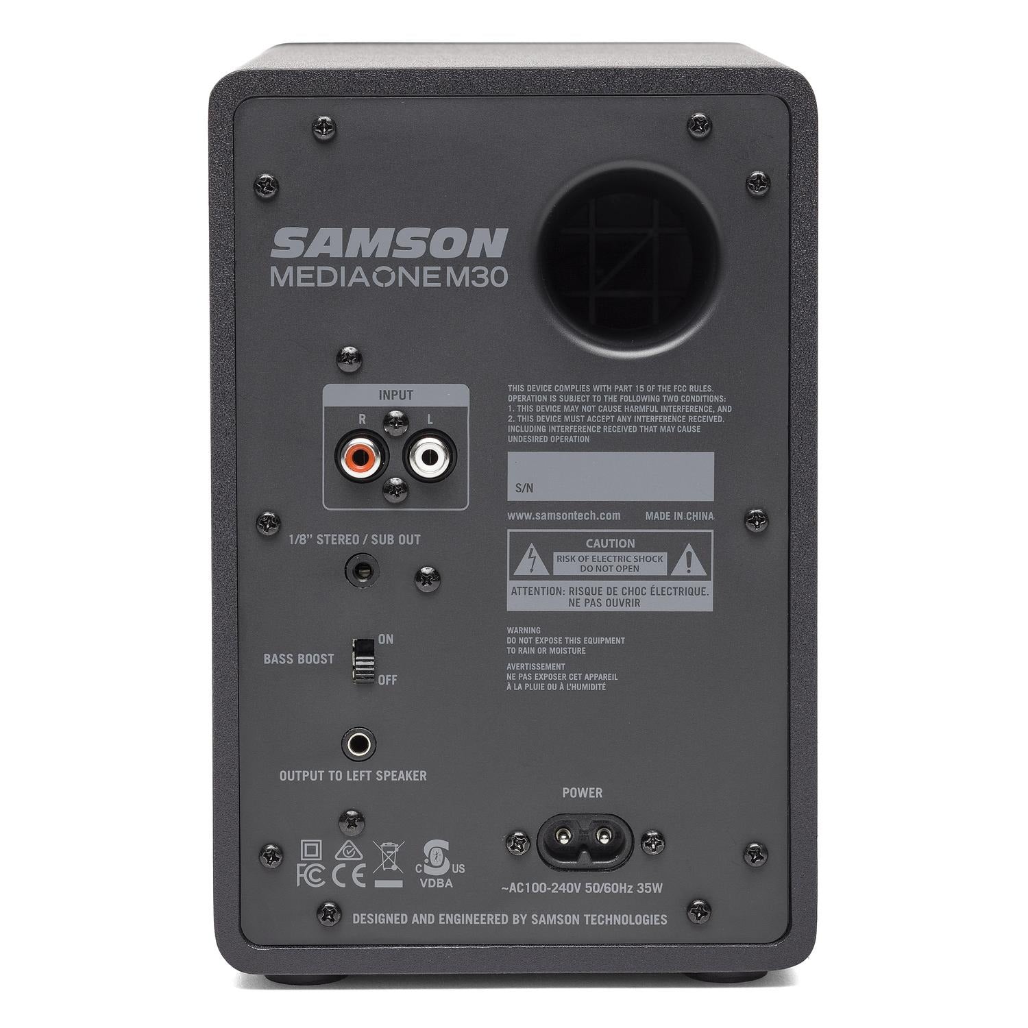 Samson MediaOne M30 Powered Studio Monitors
