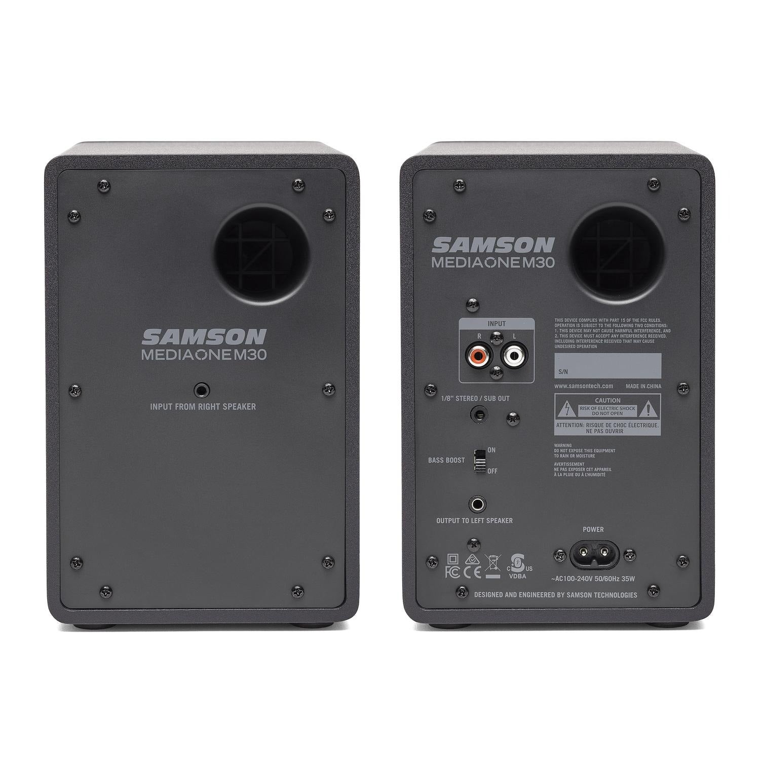 Samson MediaOne M30 Powered Studio Monitors