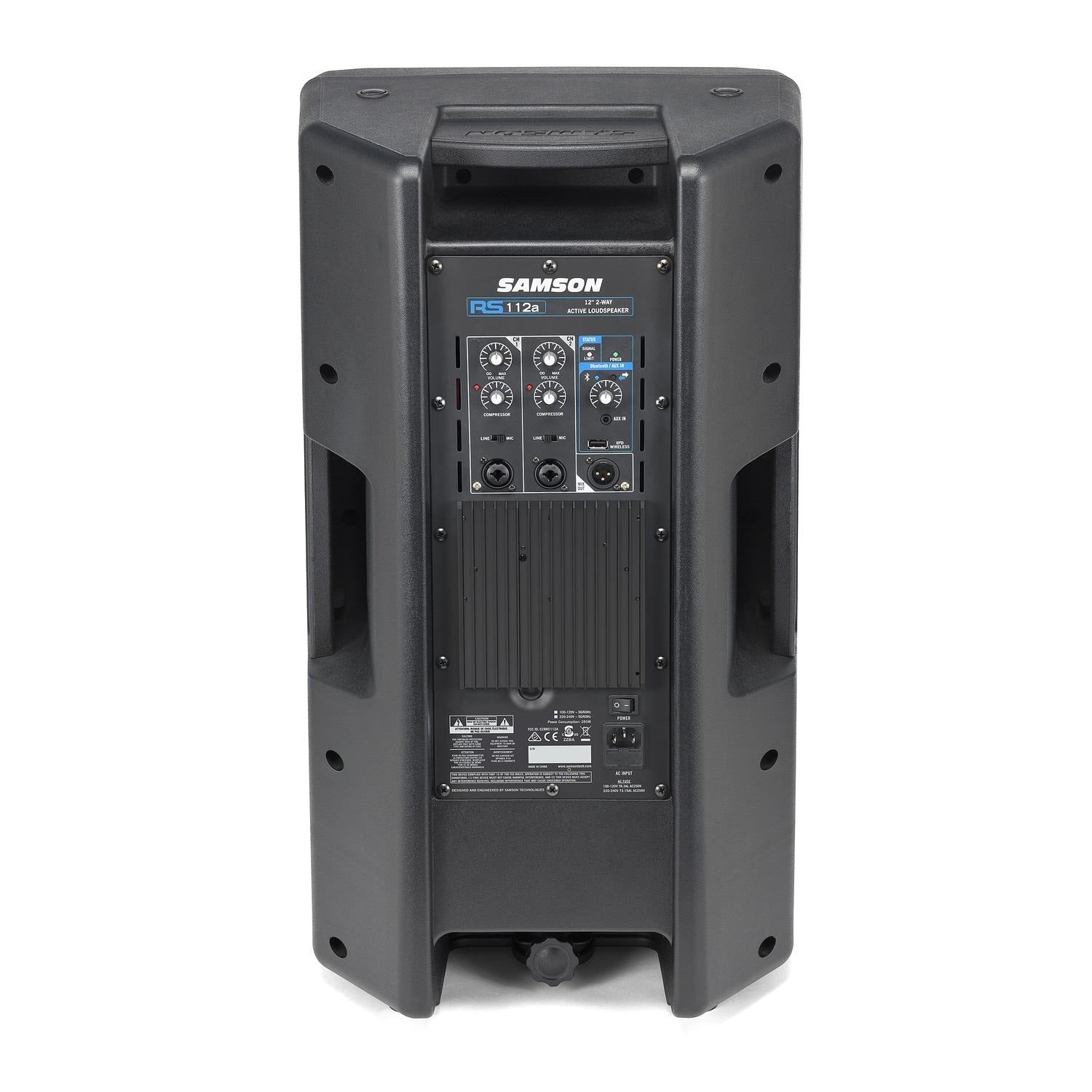 Samson 400W 2 Way Active Loudspeaker With Bluetooth- Black