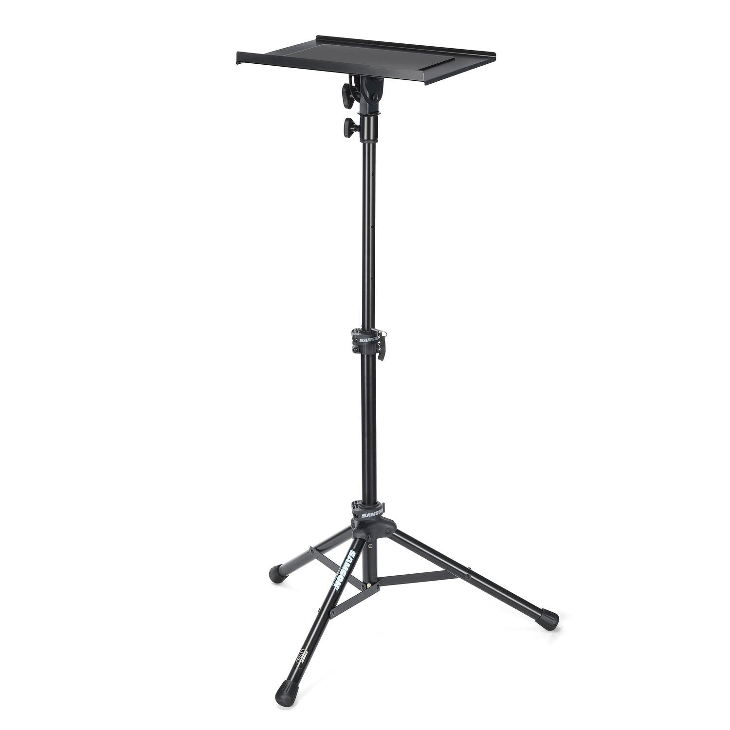 Samson LTS50 laptop stand for live performance