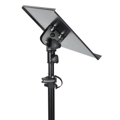 Samson LTS50 laptop stand for live performance
