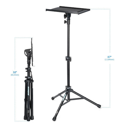 Samson LTS50 laptop stand for live performance
