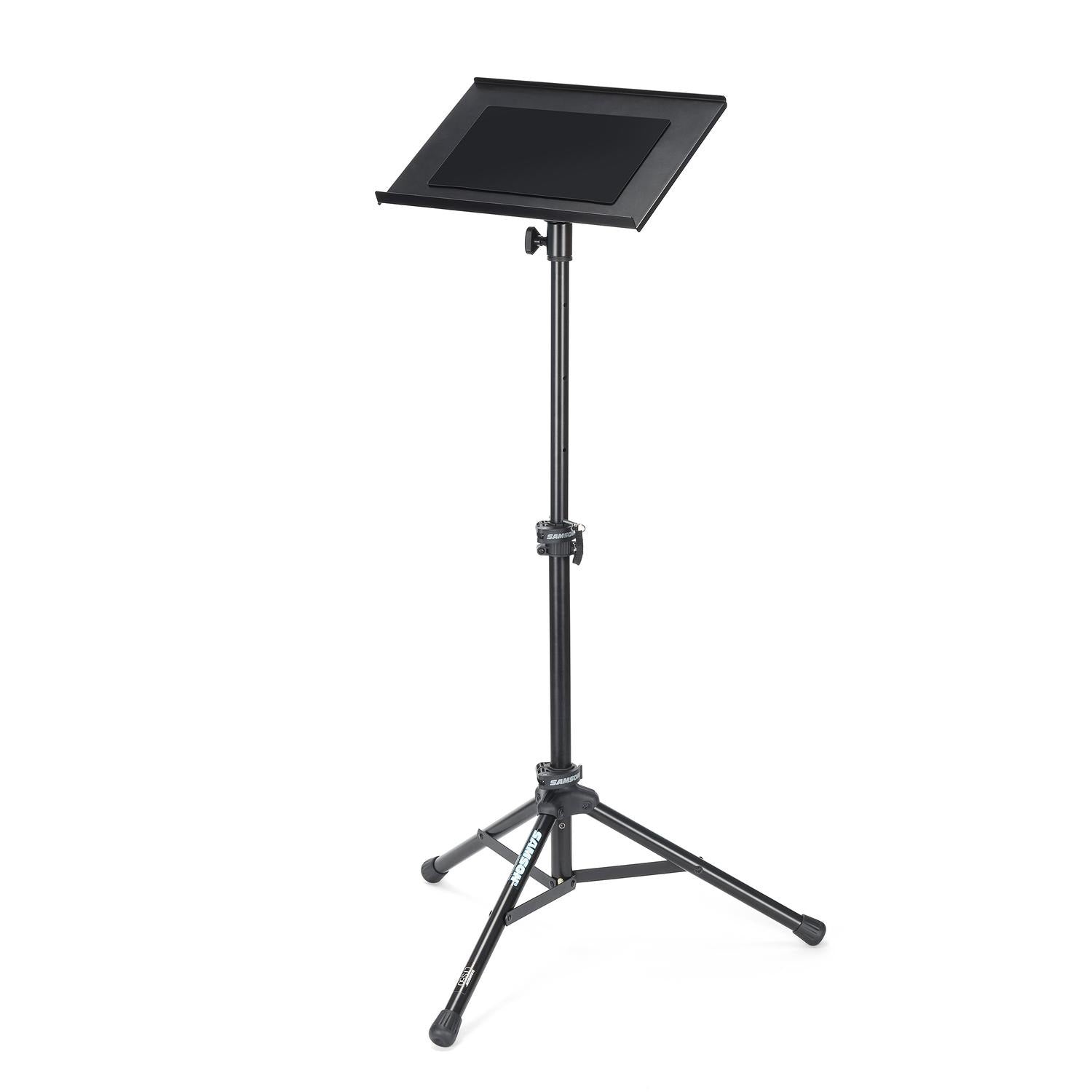 Samson LTS50 laptop stand for live performance