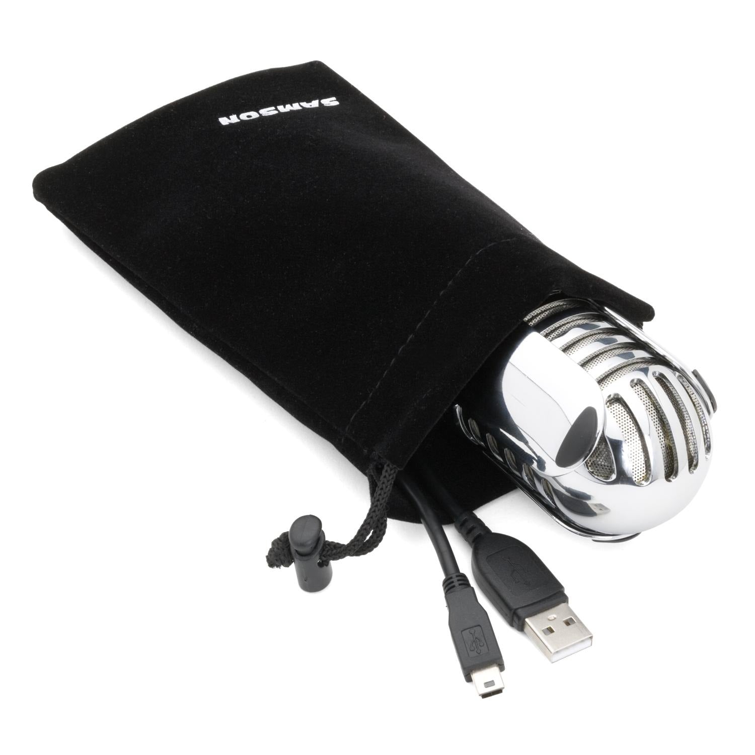 Samson Meteor Mic - USB Studio Microphone - Brushed Nickel - Open Box B Stock