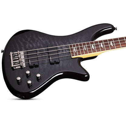 Schecter Stiletto Extreme-4 4-String Bass Guitar - See Thru Black
