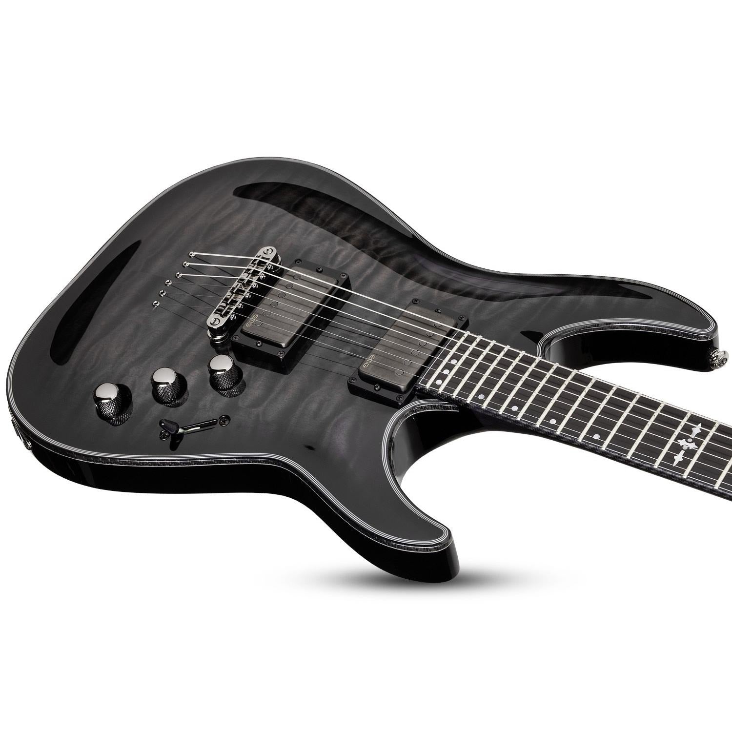 Schecter Hellraiser Hybrid C-1 Electric Guitar - Trans Black Burst