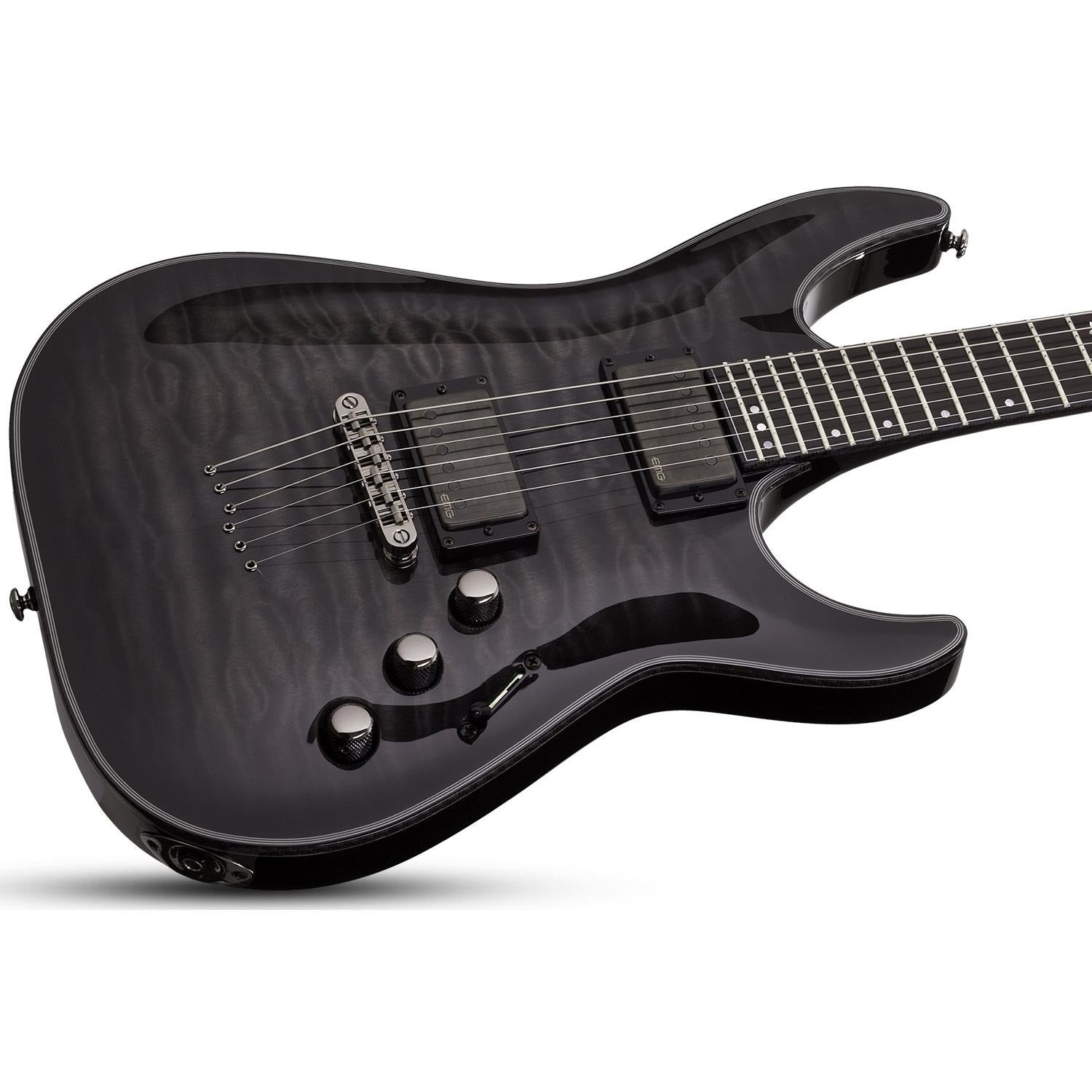 Schecter Hellraiser Hybrid C-1 Electric Guitar - Trans Black Burst