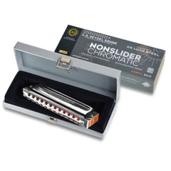Seydel 54481C Non Slider Chromatic Deluxe Steel C Harmonica