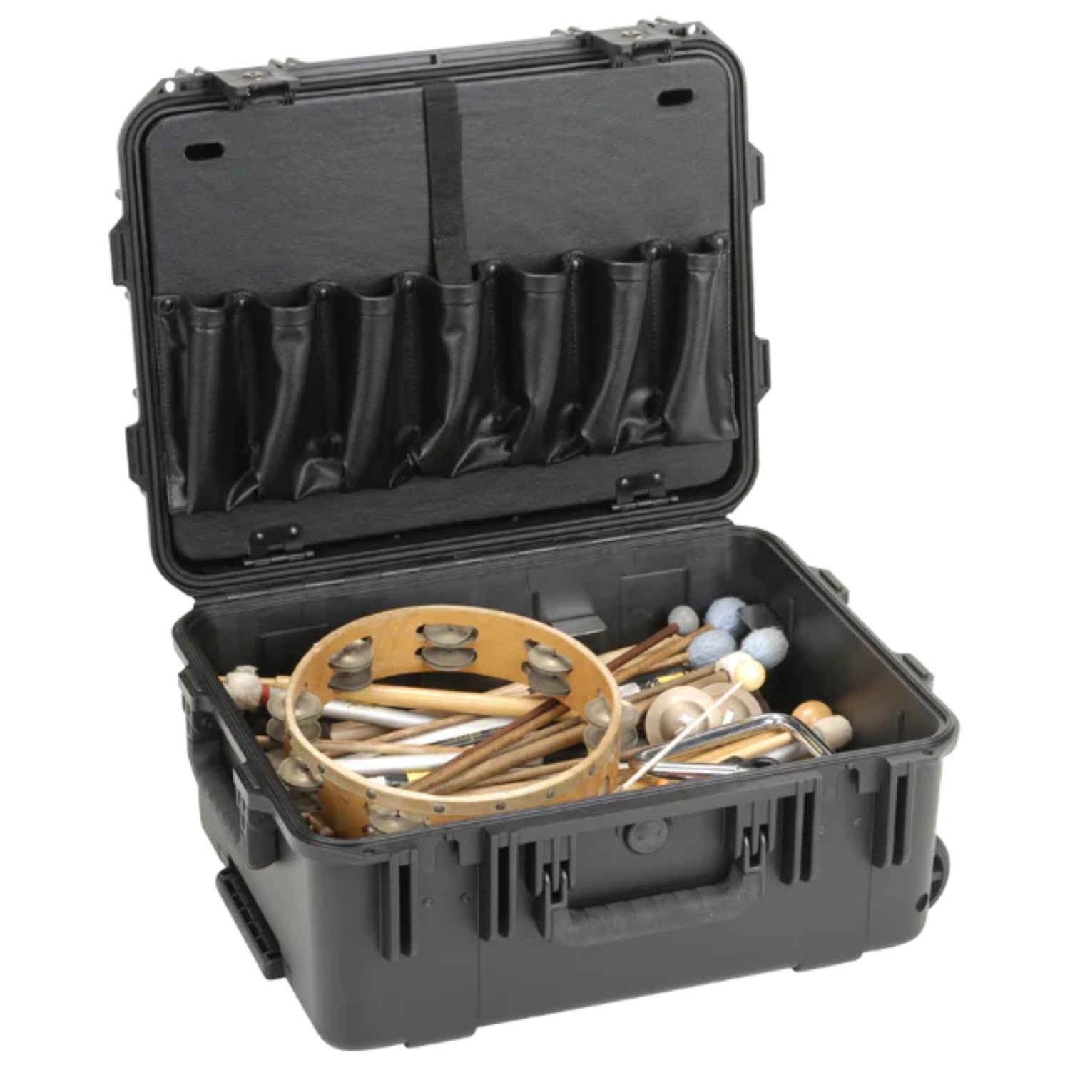 SKB 3I-1914-8B-P Percussion Mallet Case with Mallet Holsters and Trap Table