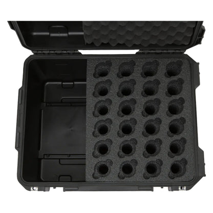 SKB 3I-2015-MC24 iSeries 24 Microphone Case with wheels