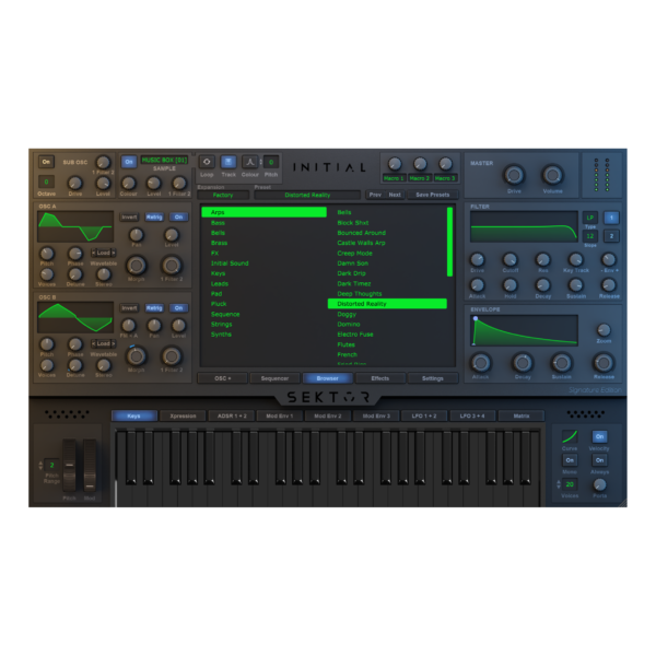 Initial Audio Sektor: Saturation Plugin