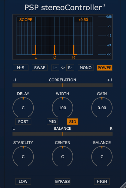 PSP StereoController2: Stereo Controller