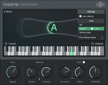 Universal Audio Topline Vocal Tune
