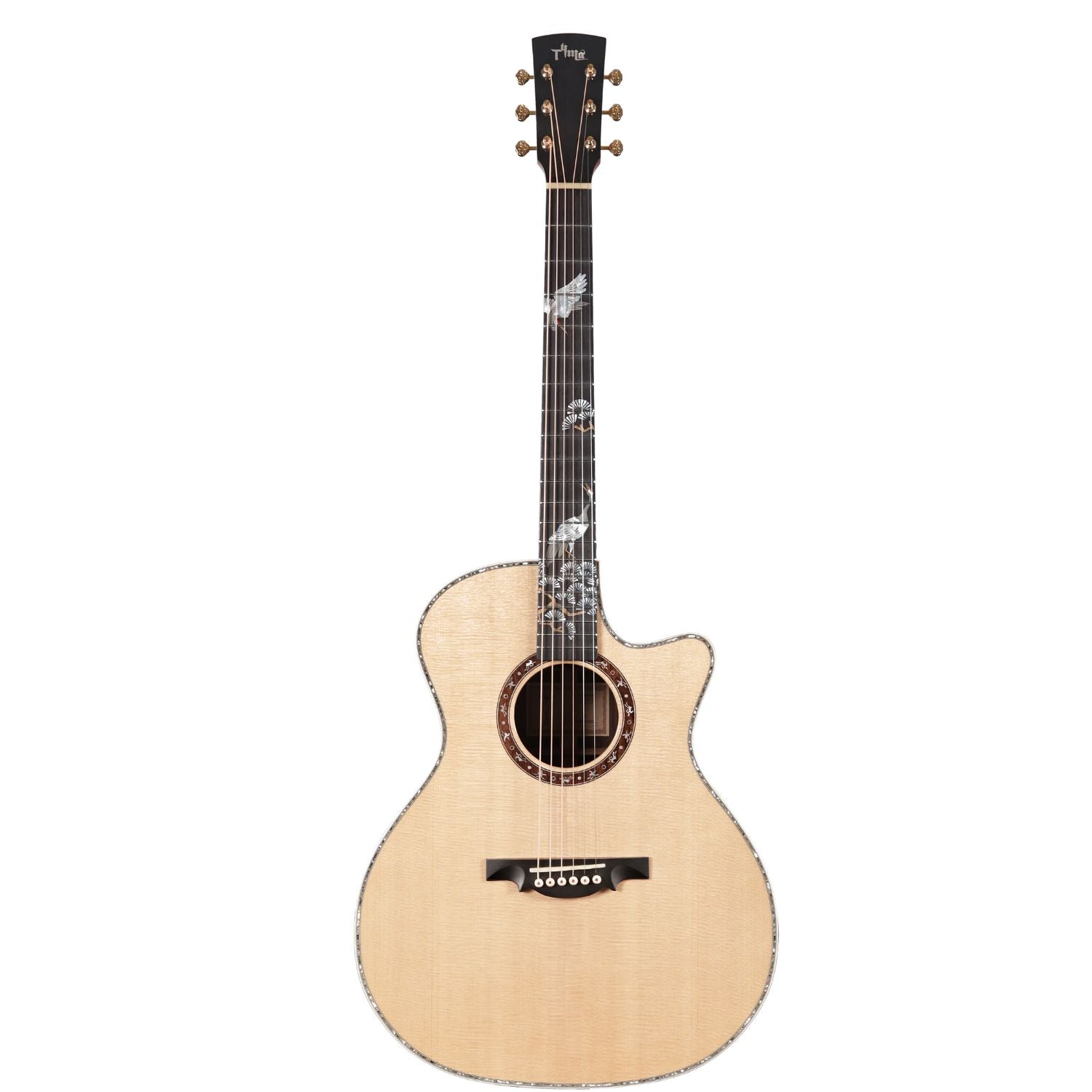 Tyma M3 Custom Series Grand Auditorium with Premium Inlays Electro Acoustic Guitar